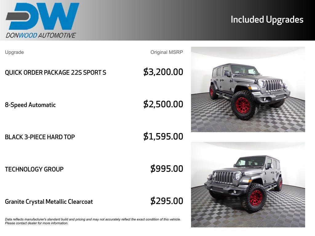 used 2021 Jeep Wrangler Unlimited car, priced at $21,799