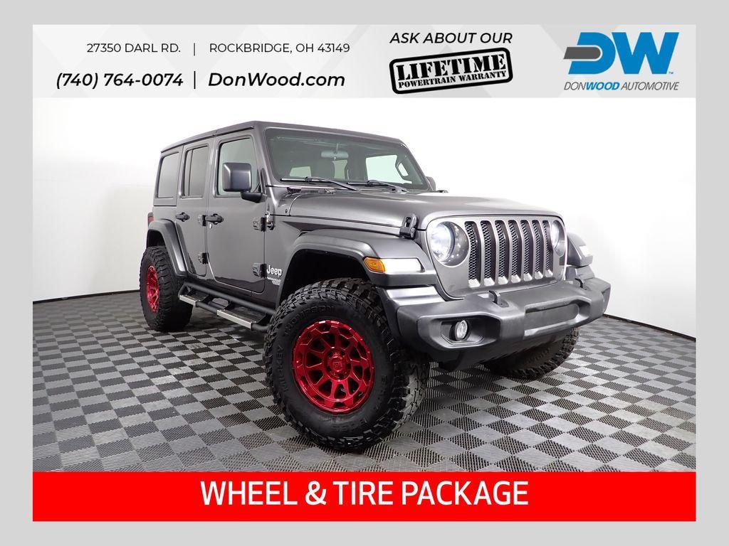 used 2021 Jeep Wrangler Unlimited car, priced at $21,799