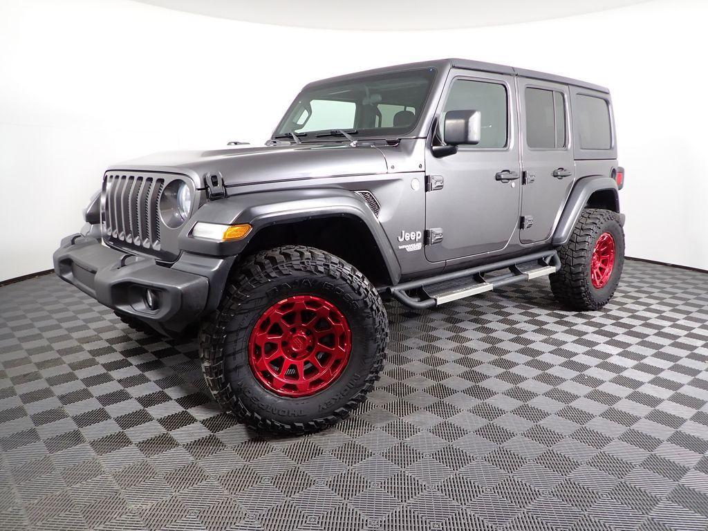 used 2021 Jeep Wrangler Unlimited car, priced at $22,500
