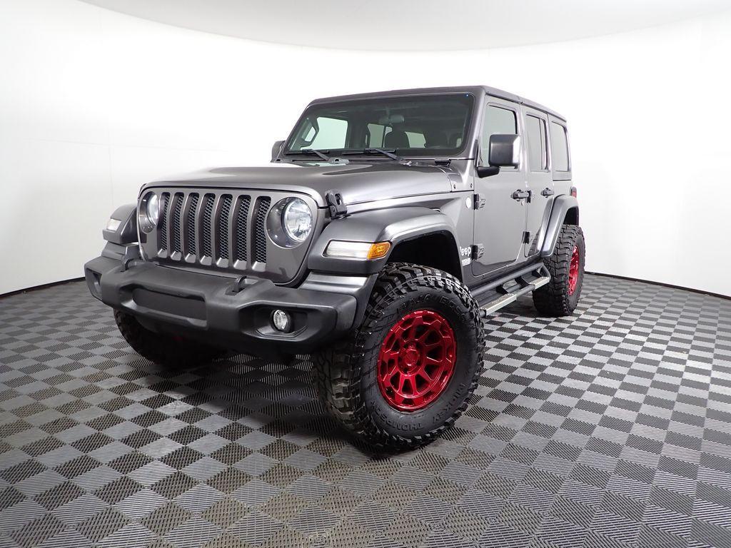 used 2021 Jeep Wrangler Unlimited car, priced at $22,500