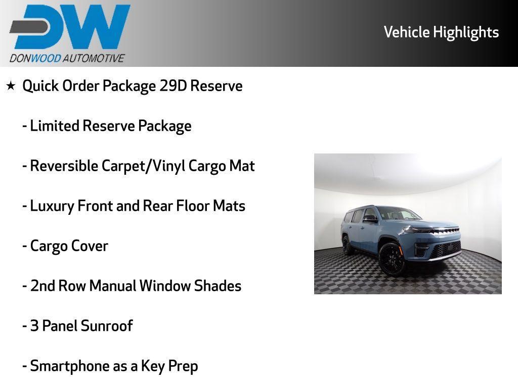 new 2026 Jeep Grand Wagoneer car, priced at $80,960