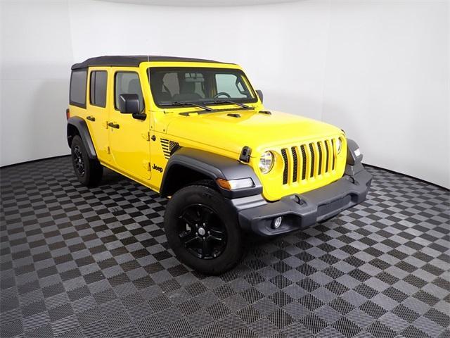 used 2021 Jeep Wrangler Unlimited car, priced at $26,500