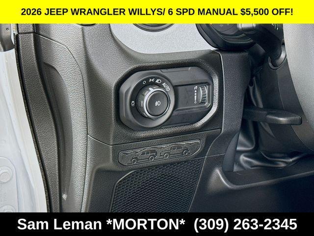 new 2026 Jeep Wrangler car, priced at $45,992