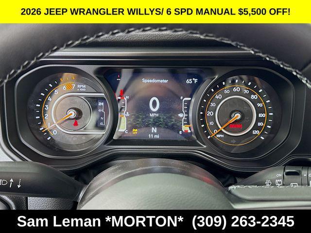 new 2026 Jeep Wrangler car, priced at $45,992