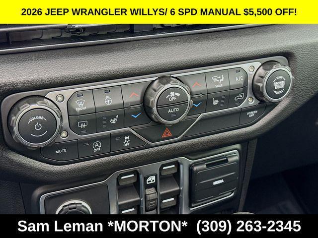 new 2026 Jeep Wrangler car, priced at $45,992