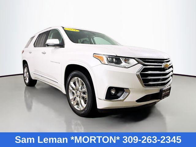 used 2021 Chevrolet Traverse car, priced at $29,455