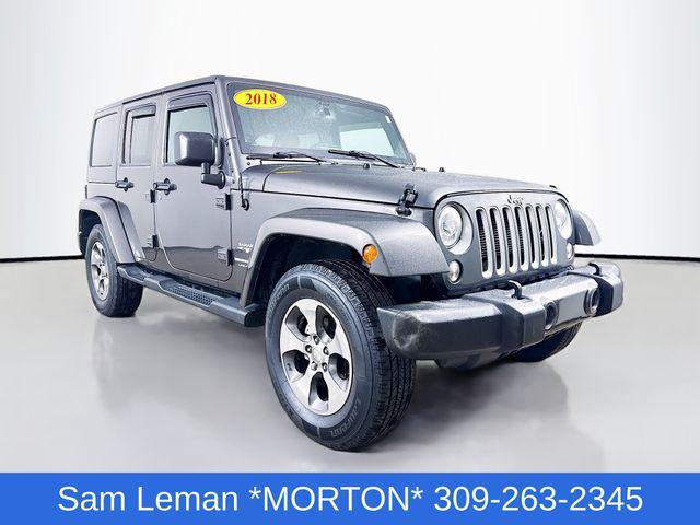 used 2018 Jeep Wrangler JK Unlimited car, priced at $18,504