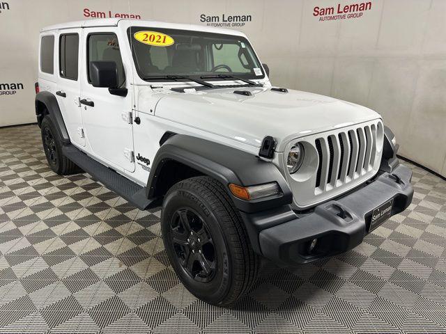 used 2021 Jeep Wrangler Unlimited car, priced at $25,987