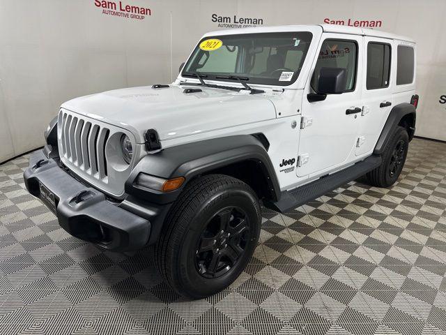 used 2021 Jeep Wrangler Unlimited car, priced at $25,987