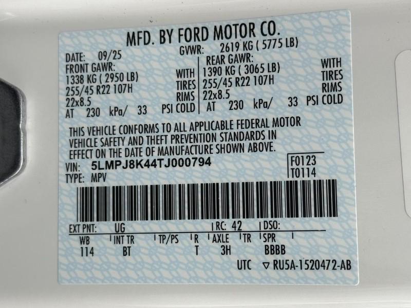 new 2026 Lincoln Nautilus car, priced at $70,421