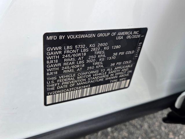 new 2026 Volkswagen Atlas car, priced at $37,384