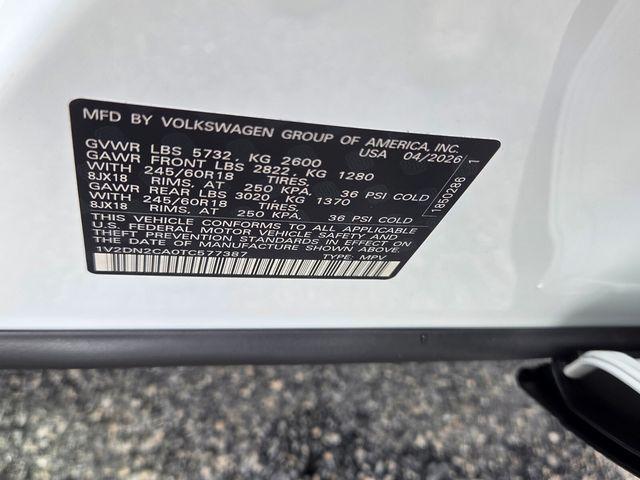 new 2026 Volkswagen Atlas car, priced at $37,384