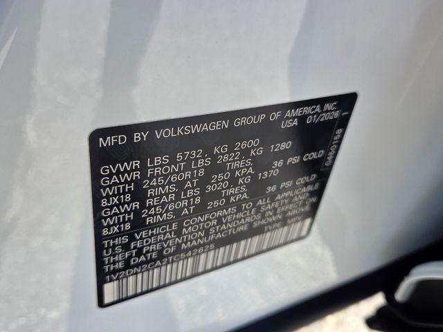 new 2026 Volkswagen Atlas car, priced at $37,384