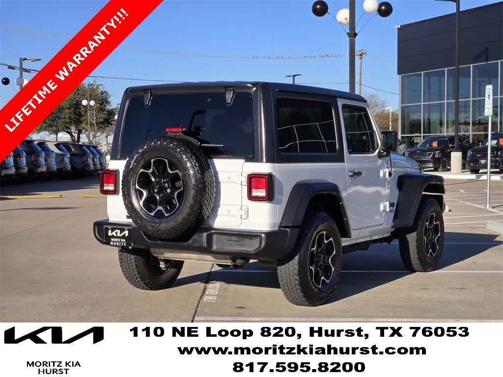 used 2021 Jeep Wrangler car, priced at $24,000