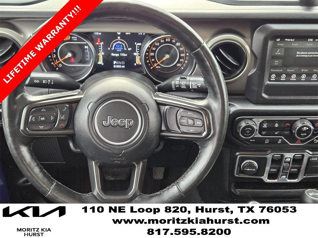 used 2020 Jeep Wrangler Unlimited car, priced at $22,500