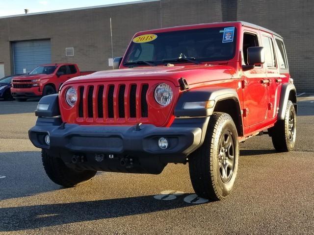 used 2018 Jeep Wrangler Unlimited car, priced at $19,400
