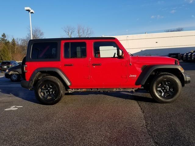 used 2018 Jeep Wrangler Unlimited car, priced at $19,400