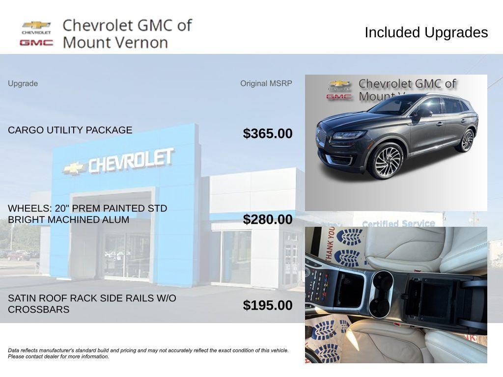 used 2020 Lincoln Nautilus car, priced at $19,606