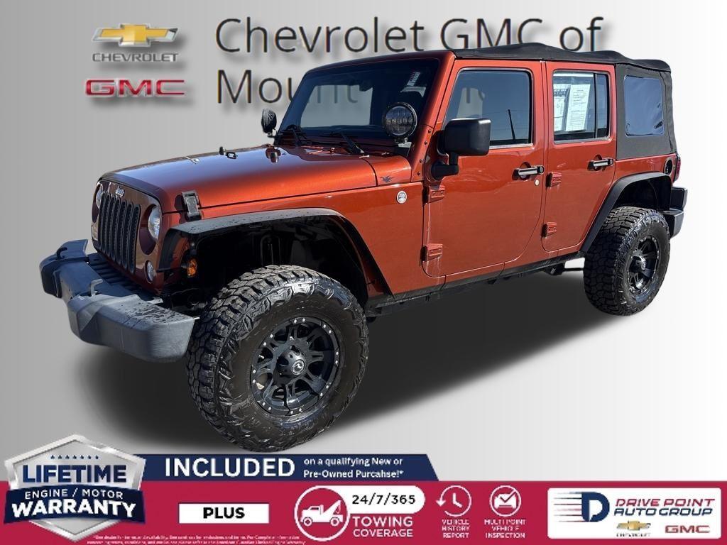 used 2014 Jeep Wrangler Unlimited car, priced at $12,758