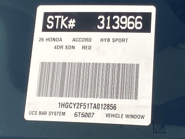 new 2026 Honda Accord Hybrid car, priced at $35,445