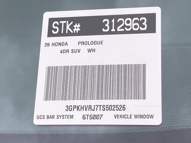 new 2026 Honda Prologue car, priced at $51,450