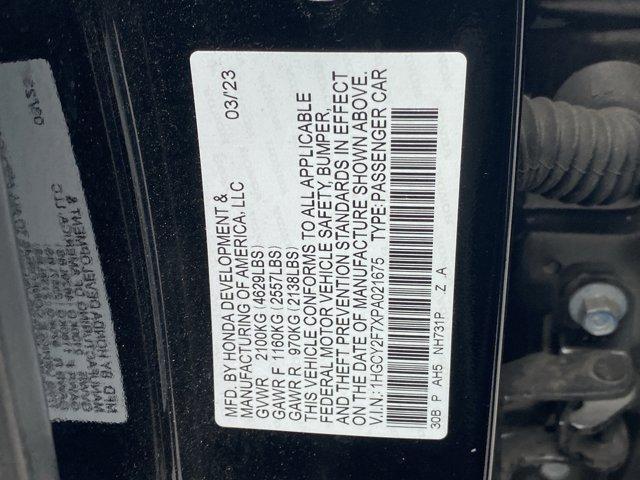 used 2023 Honda Accord Hybrid car, priced at $27,588