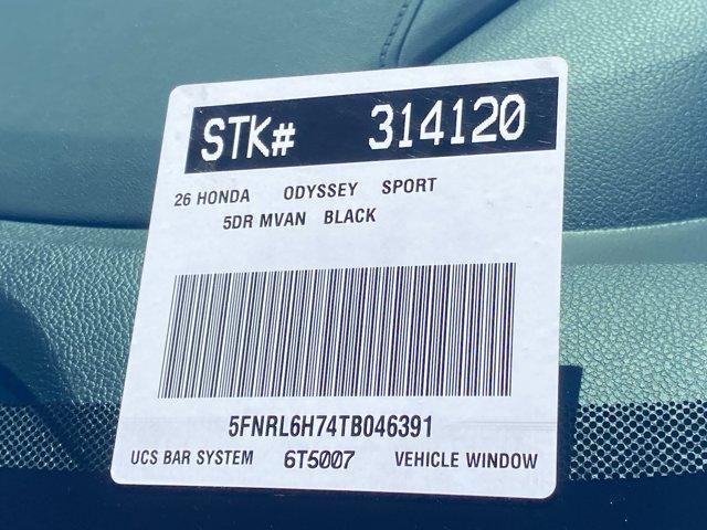 new 2026 Honda Odyssey car, priced at $46,420