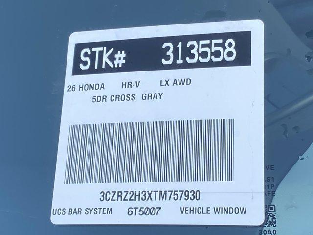 new 2026 Honda HR-V car, priced at $29,450