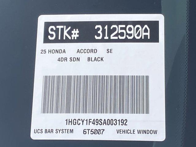 used 2025 Honda Accord car, priced at $25,188