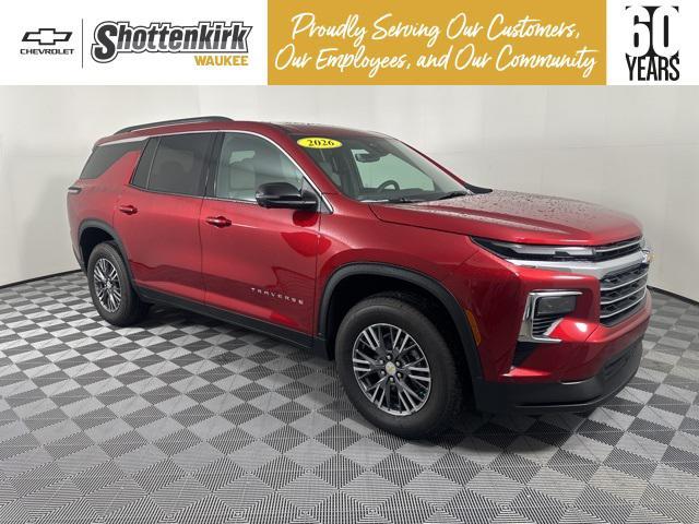 new 2026 Chevrolet Traverse car, priced at $44,735