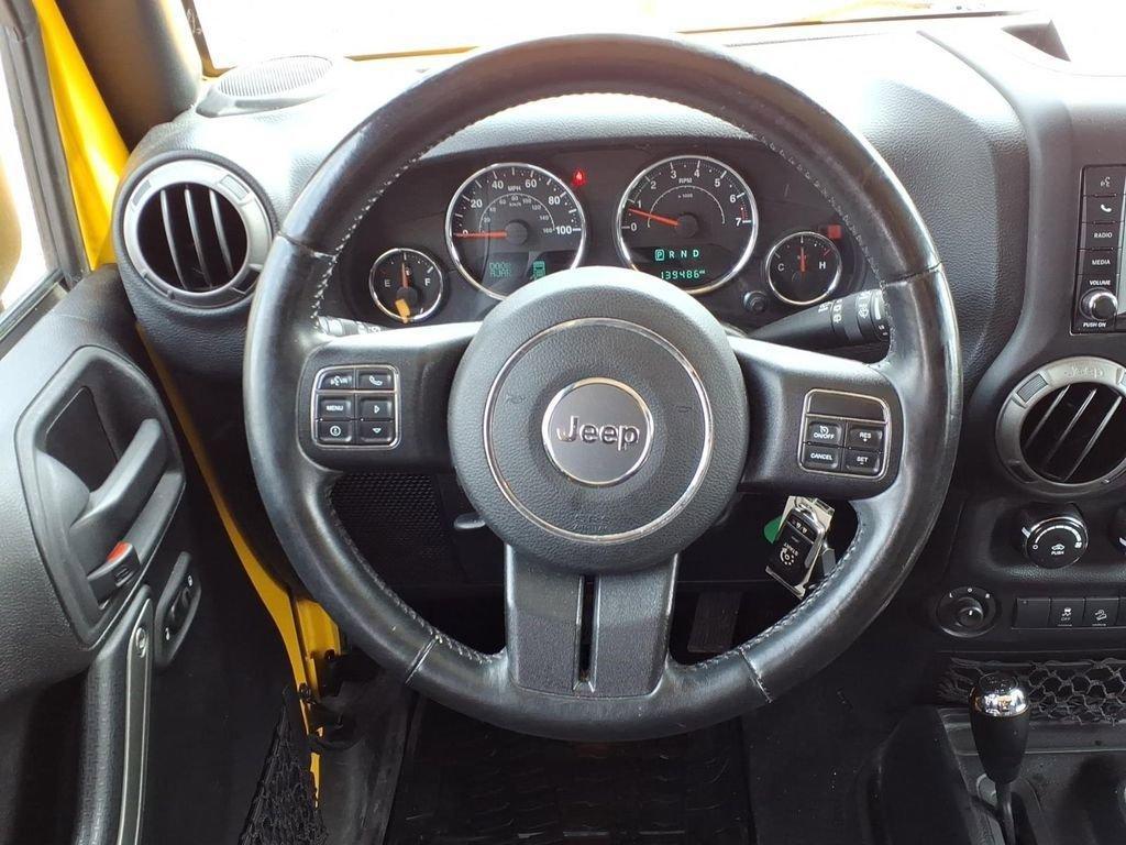 used 2015 Jeep Wrangler Unlimited car, priced at $13,750