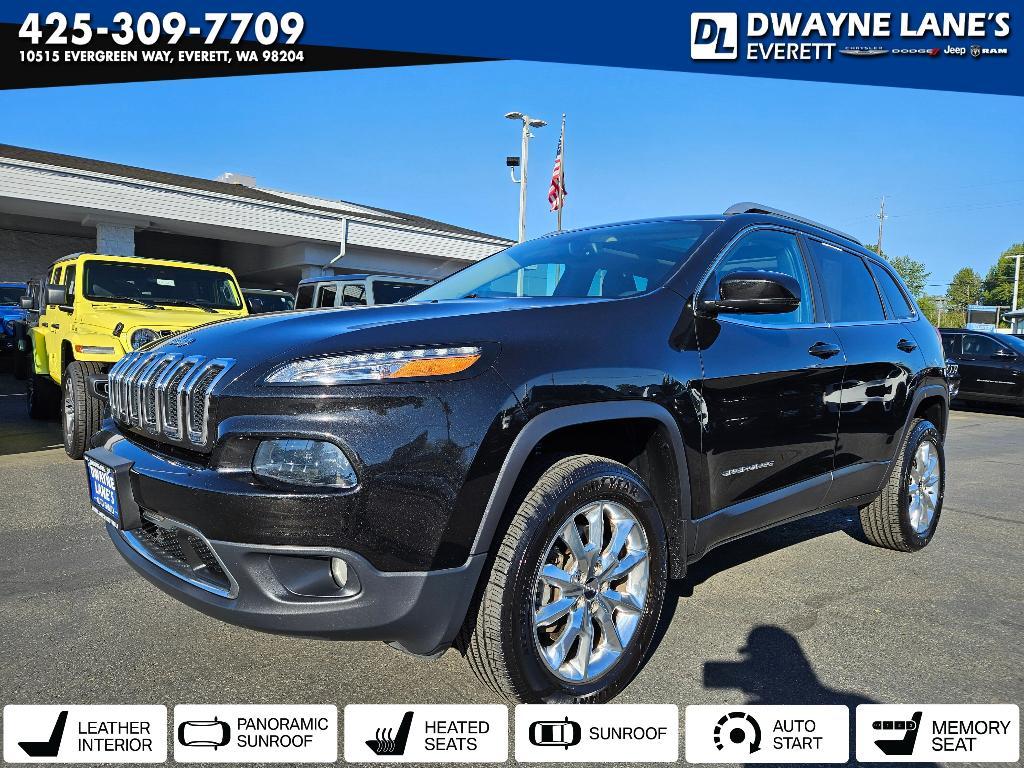 used 2015 Jeep Cherokee car, priced at $17,999
