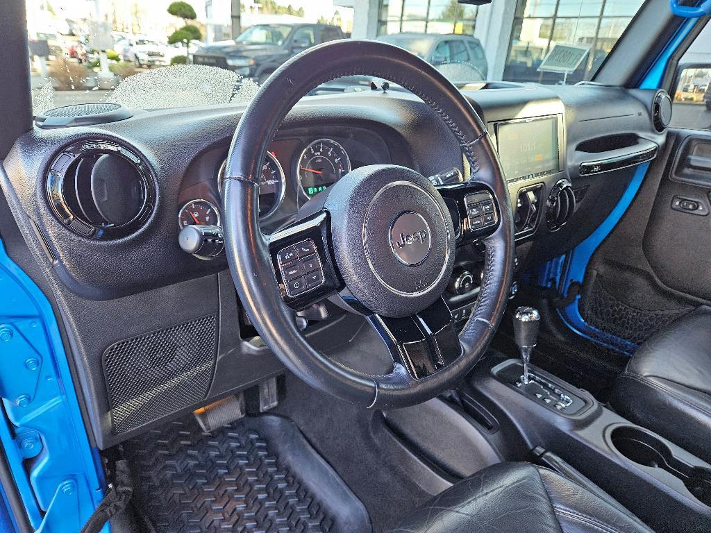used 2015 Jeep Wrangler Unlimited car, priced at $19,576
