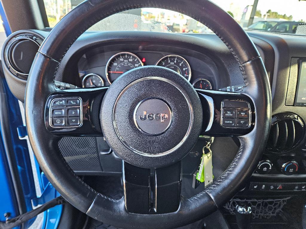 used 2015 Jeep Wrangler Unlimited car, priced at $19,576