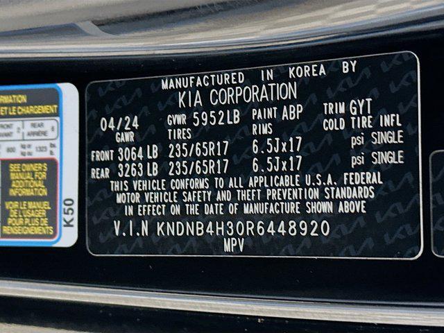 used 2024 Kia Carnival car, priced at $27,487