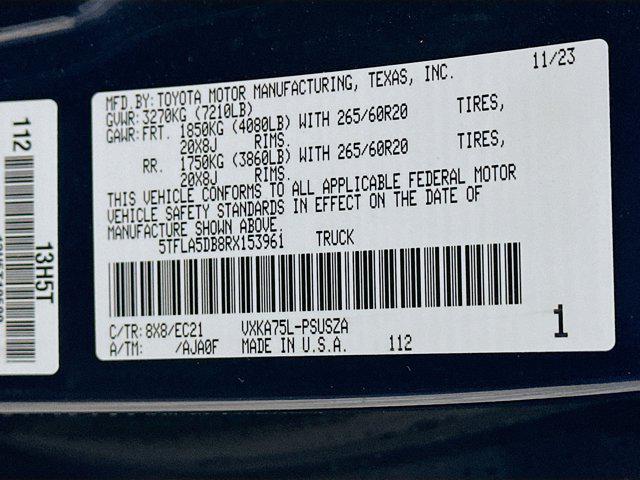 used 2024 Toyota Tundra car, priced at $43,987