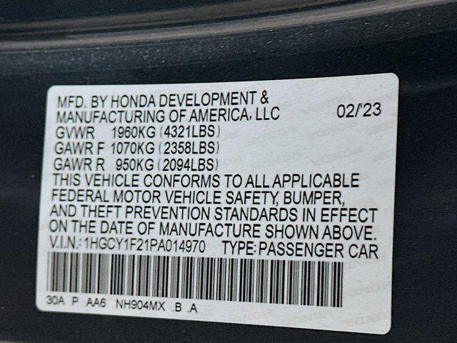 used 2023 Honda Accord car, priced at $23,487