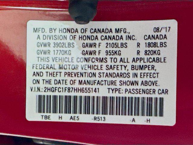 used 2017 Honda Civic car, priced at $18,497