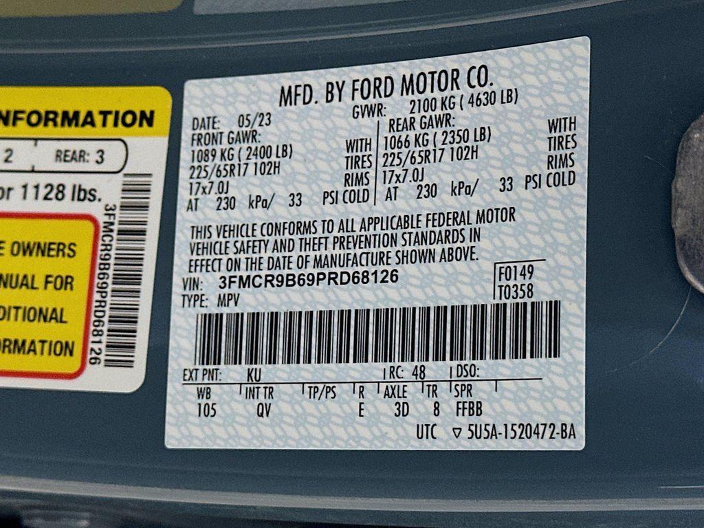 used 2023 Ford Bronco Sport car, priced at $25,396