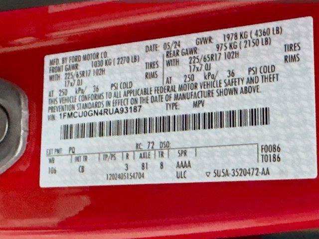 used 2024 Ford Escape car, priced at $16,987