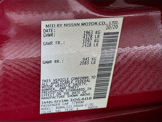 used 2021 Nissan Altima car, priced at $17,987