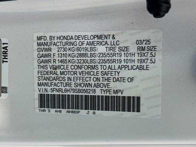 used 2025 Honda Odyssey car, priced at $36,487