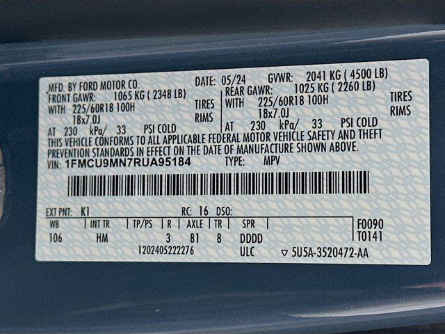 used 2024 Ford Escape car, priced at $18,297