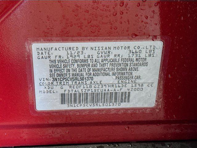 used 2024 Nissan Kicks car, priced at $19,487