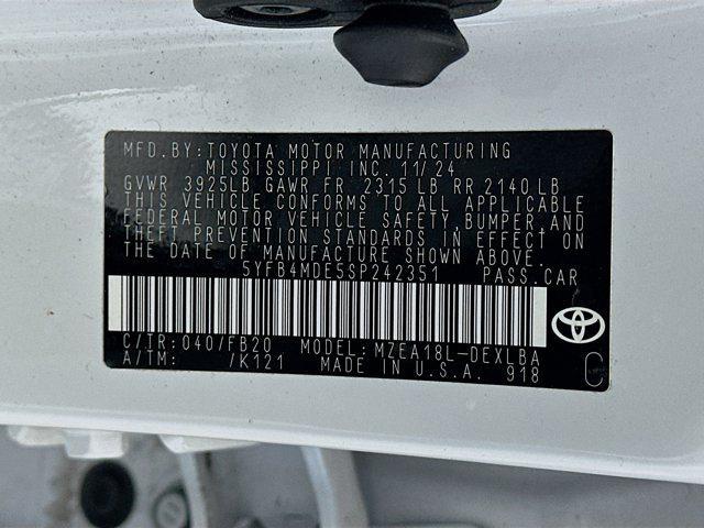 used 2025 Toyota Corolla car, priced at $17,997