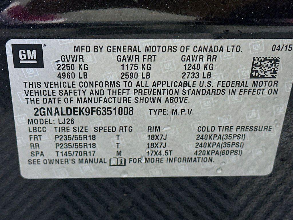used 2015 Chevrolet Equinox car, priced at $9,886