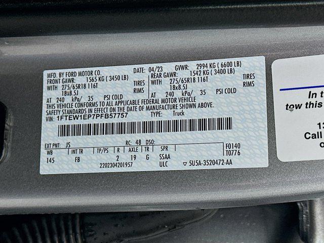 used 2023 Ford F-150 car, priced at $37,737