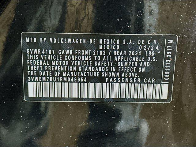 used 2024 Volkswagen Jetta car, priced at $17,496