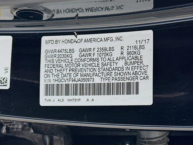 used 2018 Honda Accord car, priced at $18,987