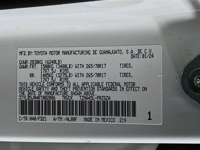 used 2024 Toyota Tacoma car, priced at $35,247